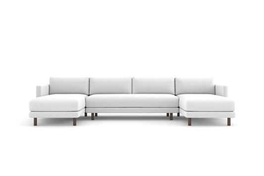 Abbot Bench Seat U-Shaped Double Chaise Sectional