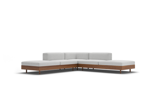 Ibiza Double Bumper Sectional (114" x 114",38")