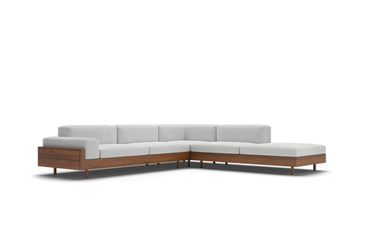 Ibiza Sectional with Bumper