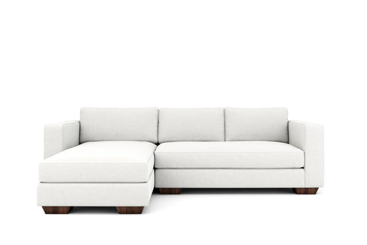 Not Called Frisco Bench Seat Sofa with Chaise (138",Chaise On Right,37")