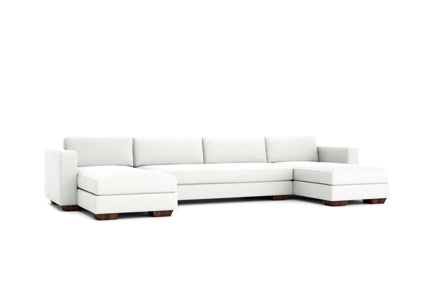 Not Called Frisco Bench Seat U-Shaped Double Chaise Sectional