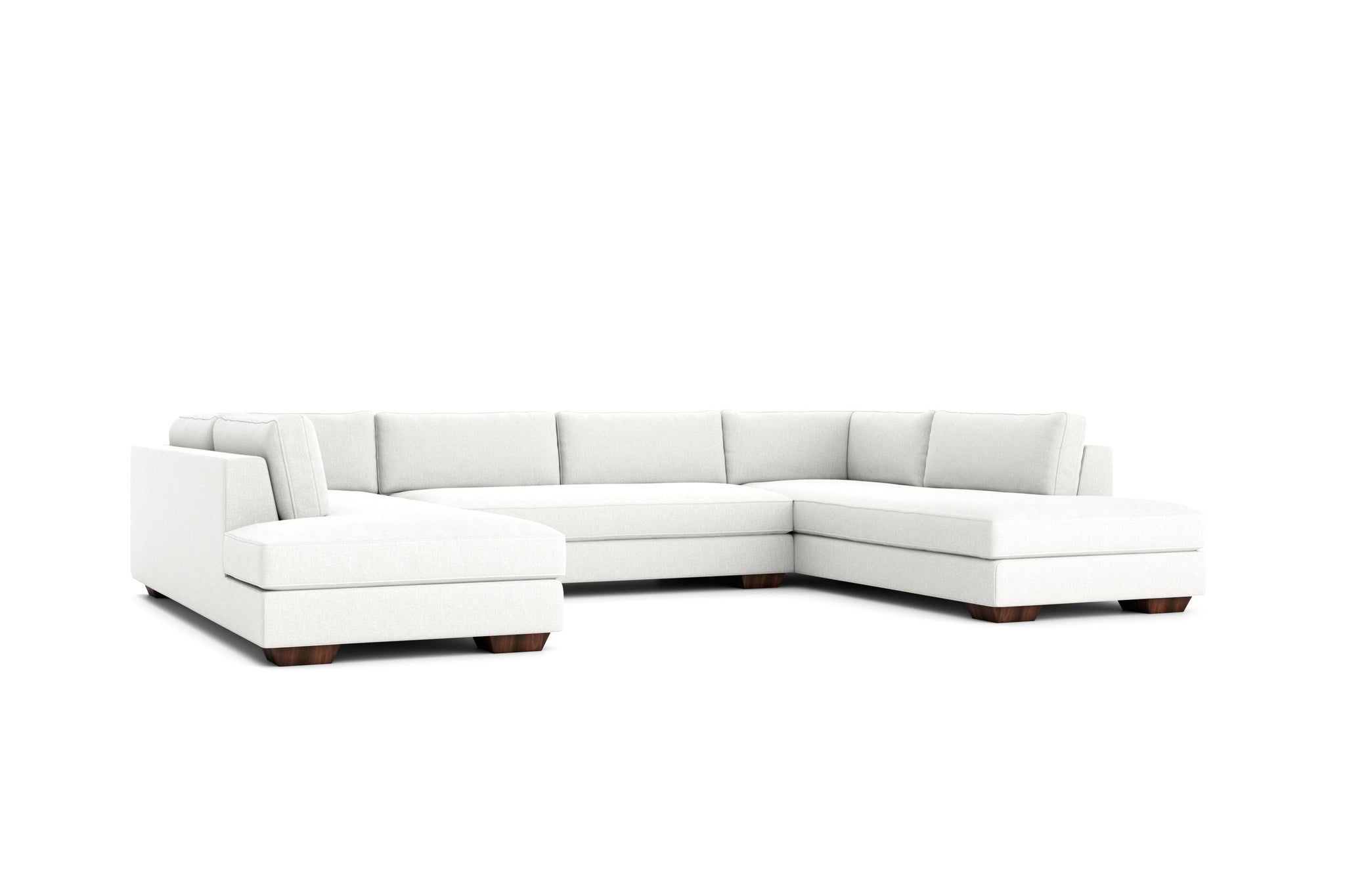 Not Called Frisco Bench Seat U-Shaped Sectional with Bumpers