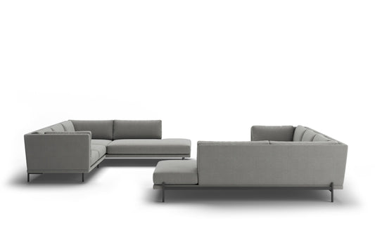 O'side Out Sectional with Bumper Combo