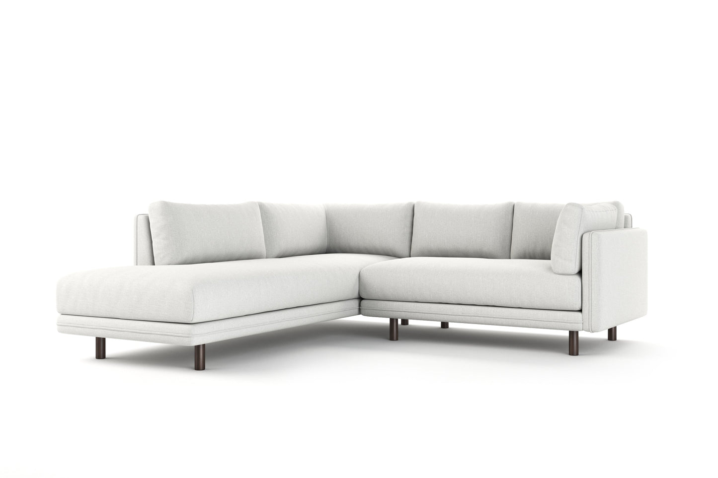 Venice Bench Seat Sectional with Bumper