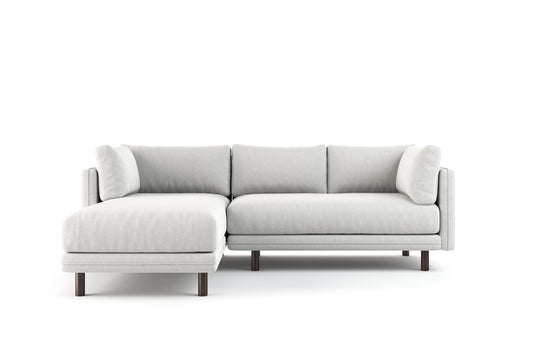 Venice Bench Seat Sofa with Chaise (144",Chaise 37" x 72",Chaise On Left,37")