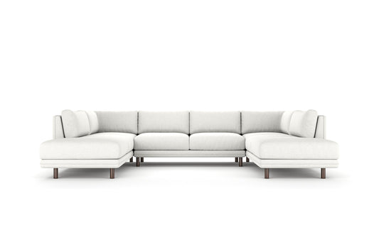 Venice U-Shaped Sectional with Bumpers (90" x 144" x 90",37")